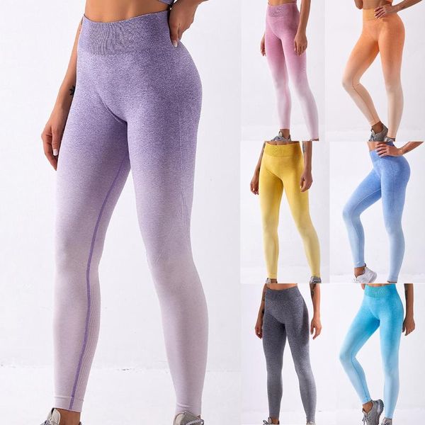 

women's leggings 2021 tie-dye women high waist peach hips gym quick-drying outdoor sports stretch breathable fitness pants, Black
