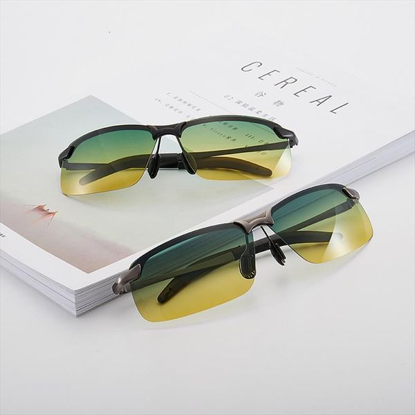 

mens night vision goggles glasses women driving men polarized yellow sunglasses for driver oculos gafas de sol, White;black