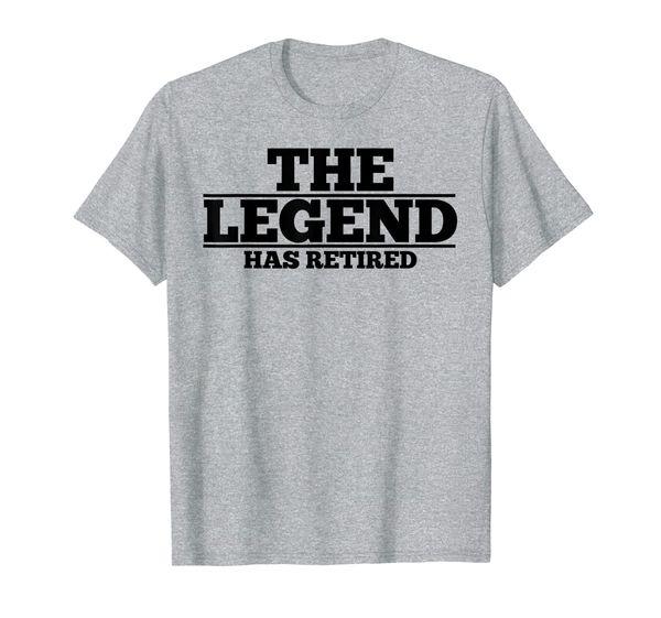 

the legend has retired t-shirt funny retirement gift t-shirt, White;black