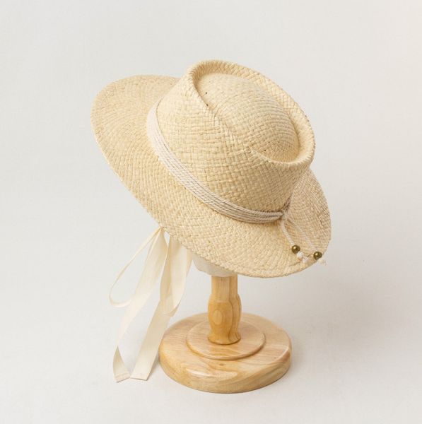

2021 summer girls straw sunhat kids lafite grass princess hat children ceiling beach holiday outdoor sunhat visor a5858, Yellow