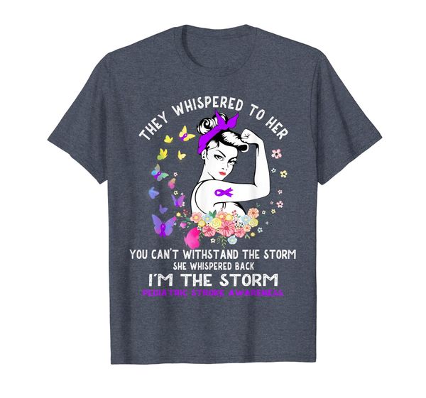 

I'm The Storm Pediatric Stroke Awareness Shirt, Mainly pictures