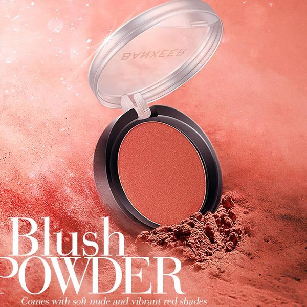 

blush banxeer makeup palette 6 colors face peach glow cheek blusher cosmetics long lasting shadow