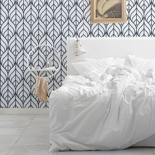 

window stickers decorative film pvc self adhesive wall paper sticker for furniture 45cmx500cm geometric lines pegatinas de pared