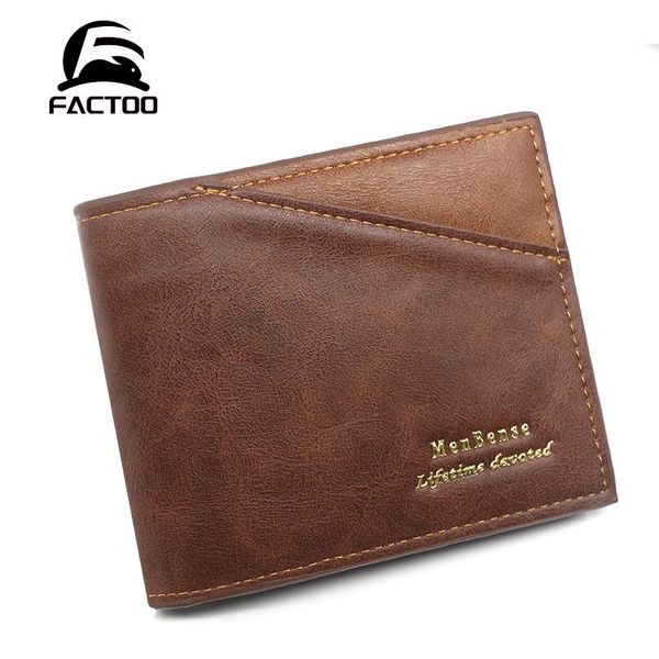 

factoomen's short wallet coin purse pocket business bag card holder id p pu leather wallet casual fashion classic 2021, Red;black