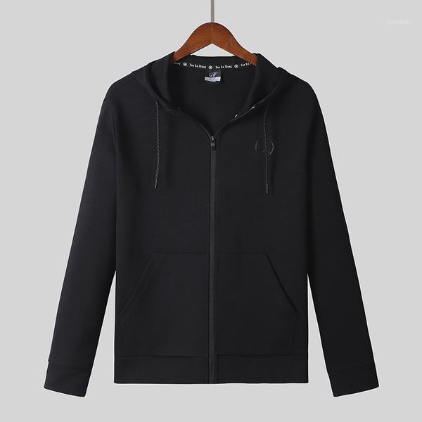 

spring coat men's jacket with hat leisure sports thin and autumn versatile 9593y10 jackets, Black;brown