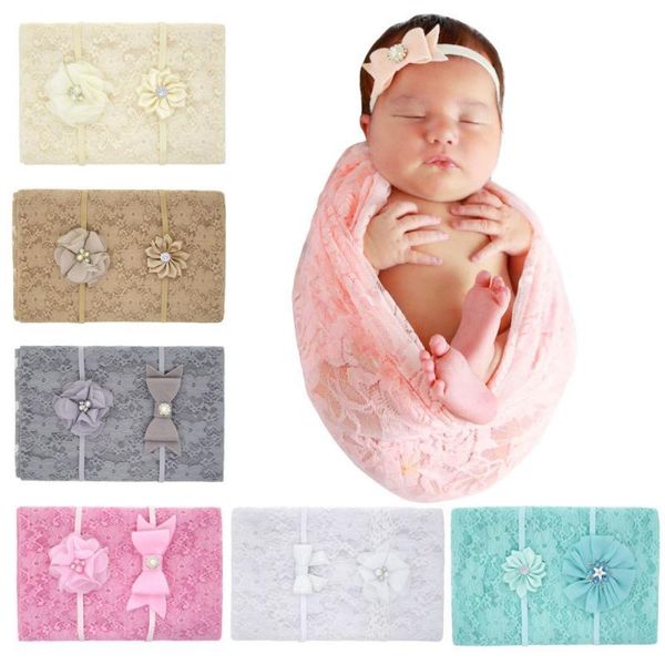 

blankets & swaddling 1 set born pography props baby lace cloth pillow for po shoot studio accessories gift