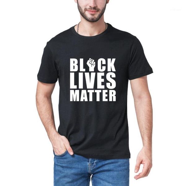 

men's t-shirts summer cotton shirt of anti-racism women's protest, White;black