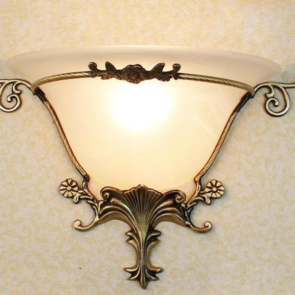 

wall lamp all copper simple european style bedroom bedside living room tv background american corridor aisle lb80117