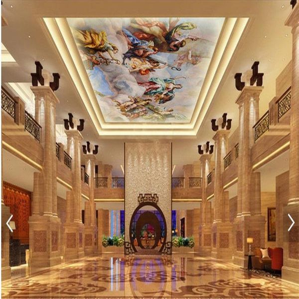

wallpapers europe angel ceilings 3d murals wallpaper for living room style ceiling
