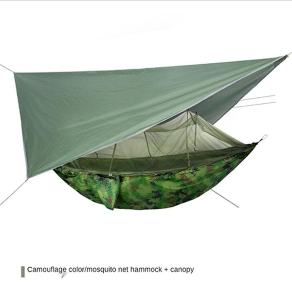 

camp furniture mosquito net hammock plus sky curtain set outdoor leisure, camping bed. tents on trees, swing chair