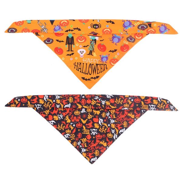 

dog apparel 2pcs bibs triangular scarf pet holiday towel puppy decoration