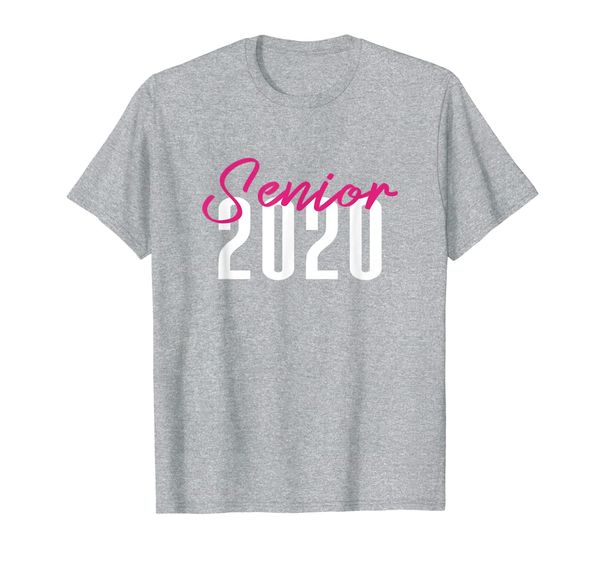 

women and girls senior 2020 high school college gift t-shirt, White;black