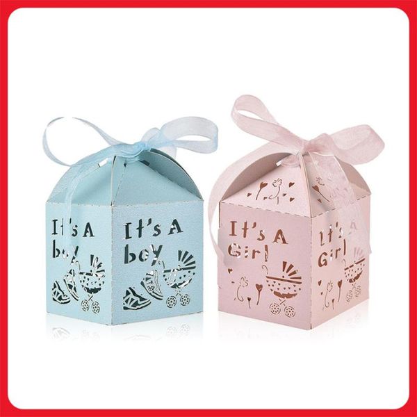

gift wrap 50pcs baby shower party candy box wedding home decoration bag cake food boxes for favors
