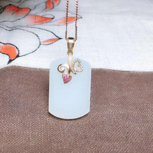 

lockets 18k gold and tian baiyu pendanth30#, Silver