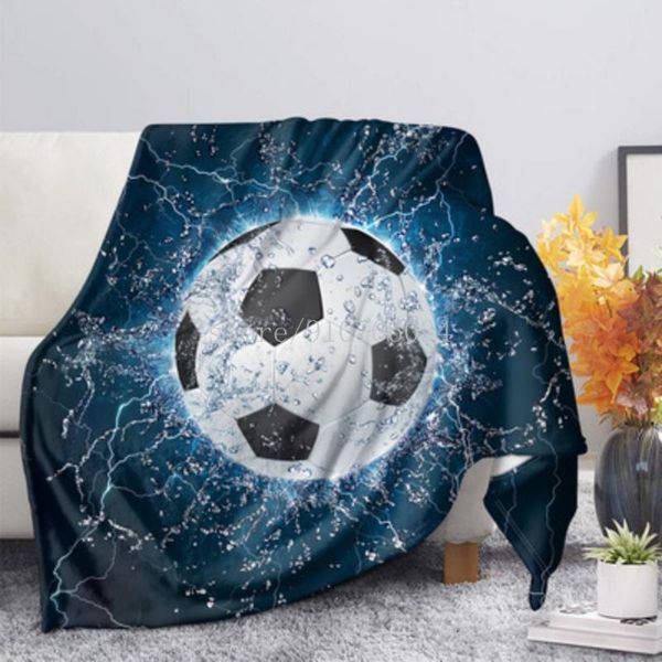 

blankets 1pcs custom patterned ball blanket creative sofa rectangular polyester office air-conditioning
