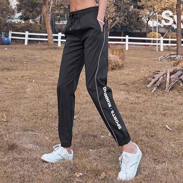 

yoga outfits pants loose leggins sport women fitness gym leggings female casual1, White;red