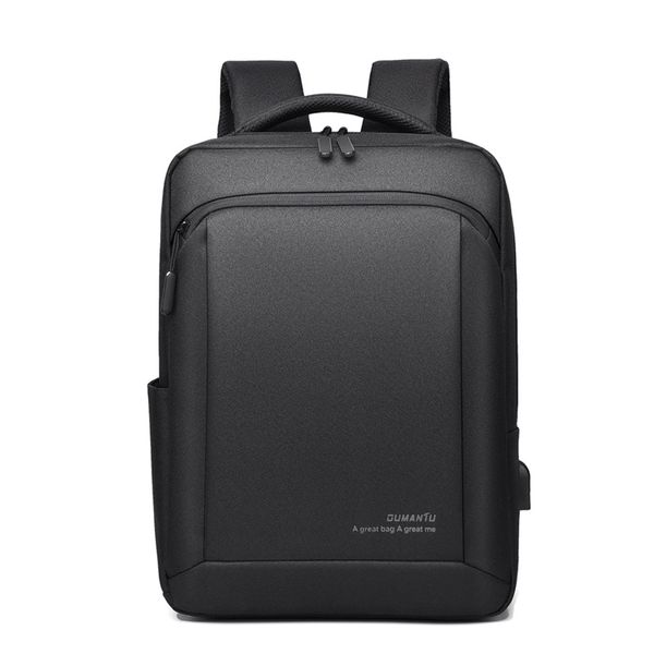 

fashion casual men's usb recharging backpack oxford material lapmale waterproof travel multi-color backpack bag