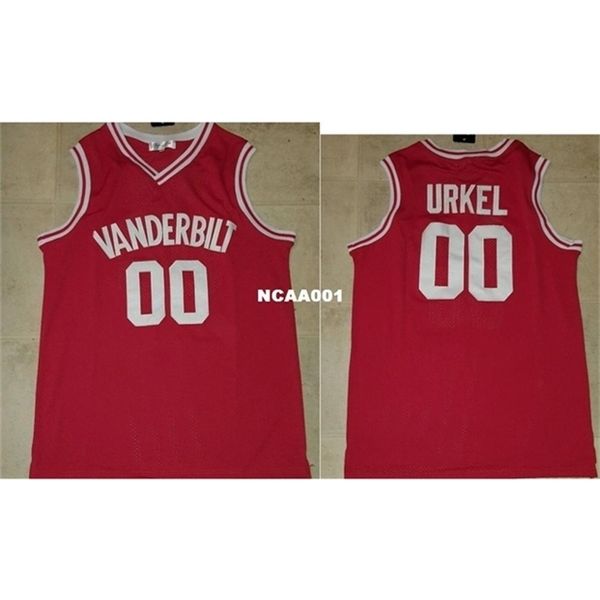 

vintage 21ss steve urkel 00 vanderbilt muskrats basketball full embroidery size s-4xl or custom any name or number jersey, Black