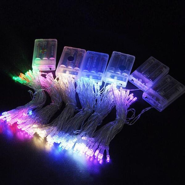 

strings 10/20/30/50/80 battery operated led string lights for xmas garland party wedding decoration christmas flasher holiday fairy