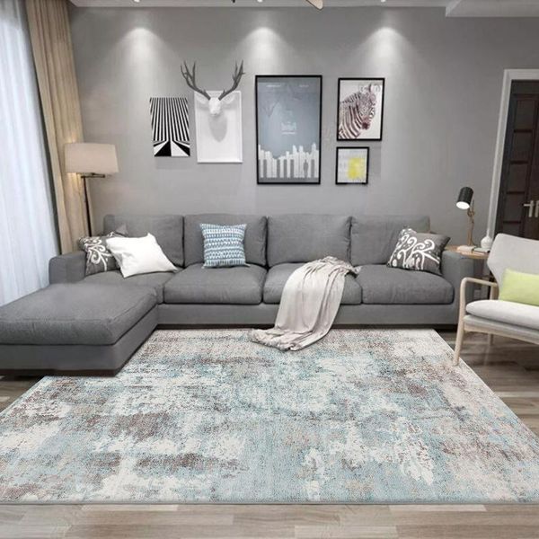 

carpets 2021 rushed sale fashionable nordic modern abstract color ink kitchen living room bedroom mat customization bedside carpet floor
