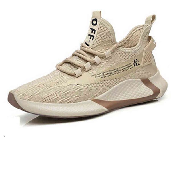 

men's shoes autumn casual 2021 fashion sports students' flying weaving running men's, Black