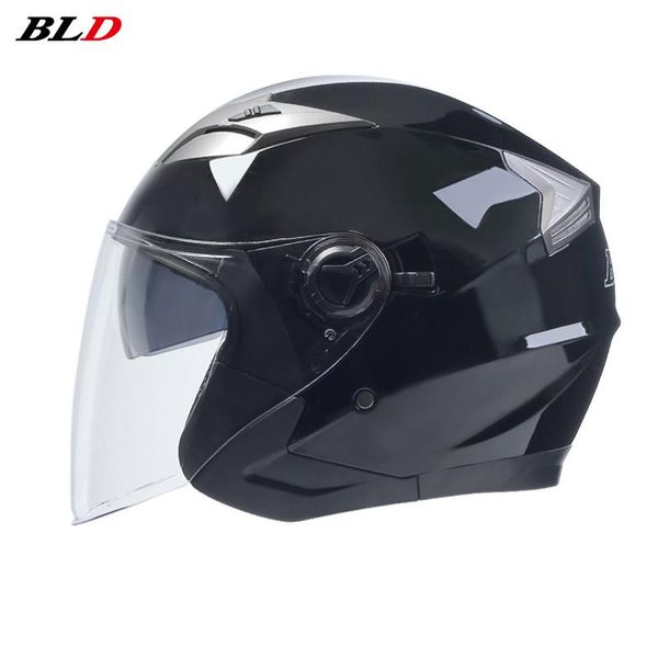 

motorcycle helmets dual visors half helmet 4 seasons motorbike open face capacete da motocicleta cascos moto casque