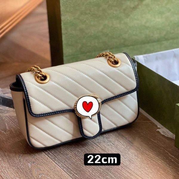 

luxury handbags and storage 2021 new fashion marmont leather versatile chain classic love messenger women's bag