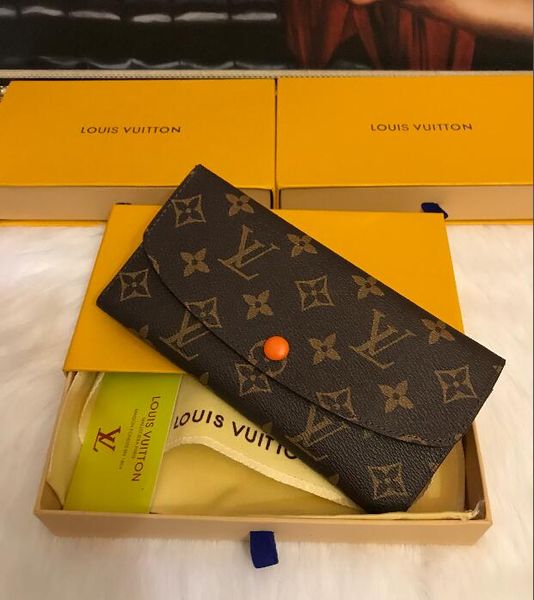 

woman wallet purse women original box fashion wallets, Red;black