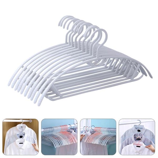 

hangers & racks 10 pcs non-slip coats household notched hanger rack for home