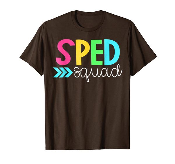 

special education shirts - sped team squad t-shirt t-shirt, White;black
