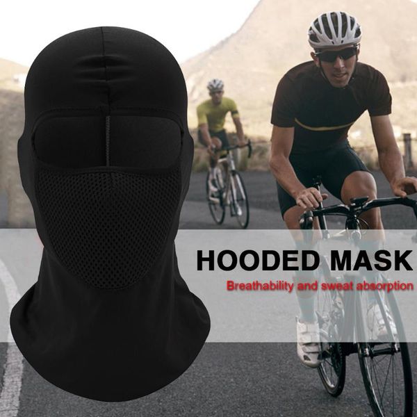 

cycling caps & masks cs windproof face cover cap outdoor sports sunscreen neck tube scarf biking portableÂ dustproof parts, Black