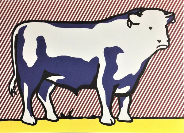 

roy lichtenstein * bull vii * home decor handpainted &hd print oil painting on canvas wall art canvas picture 210220