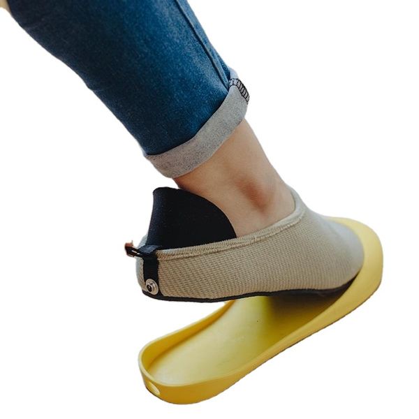 

2021 new spring autumn slippers men women indoor outdoor removable non-slip heel shoes xpri, Black