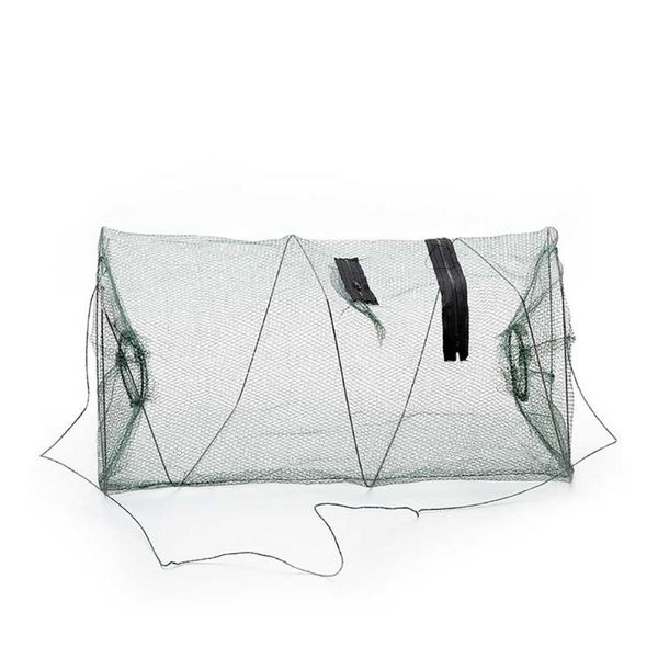 

1pcs foldable fish net nylon fishing net cage fish/ cage trap shrimp/crab l0o6