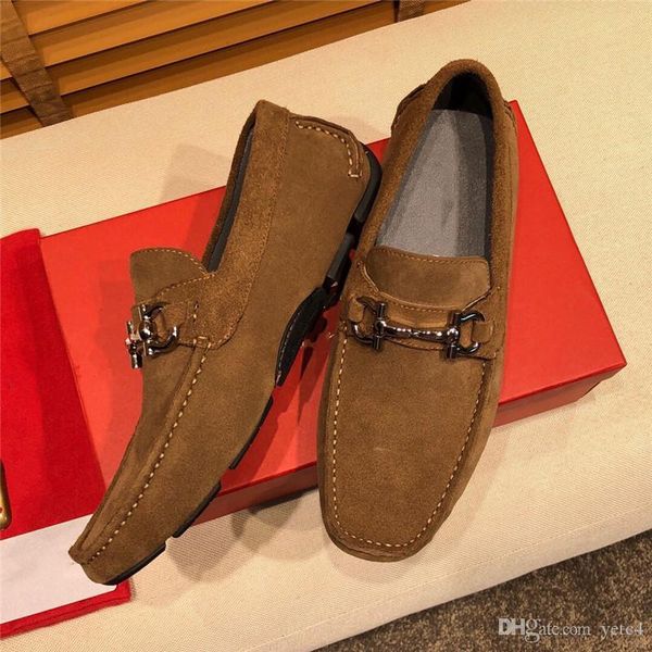 

l1 fashion loafers shoes for men casual green orange large size 38-46 causal sneakers fashion men moccasins men loafers suede 22, Black