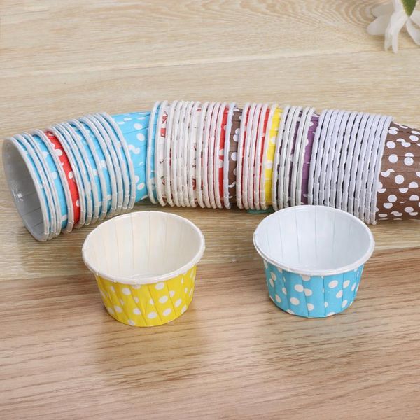 

other festive & party supplies 100pcs/pack muffin cupcake dot decorate paper grease-proof liner baking case mold wrapper cake