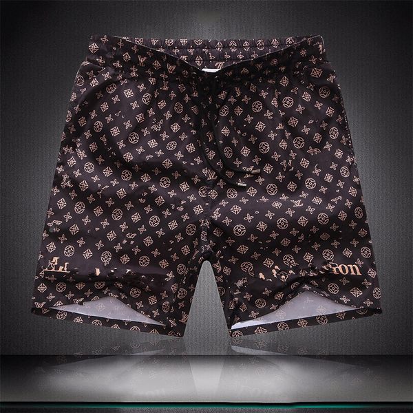 

20210 -xxl fashion men's shorts men casual sport cotton men solid color pants 56366, White;black