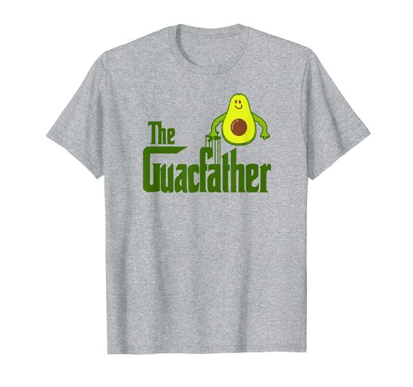 

mens the guac father funny guacamole avocado t-shirt, White;black
