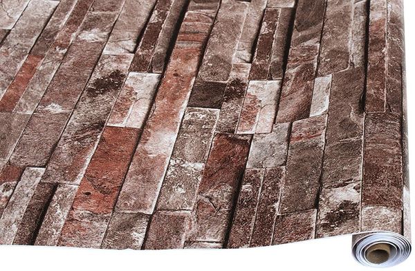 

wallpapers peel and stick contact paper faux 3d brick self adhesive removable red wallpaper for home kitchen