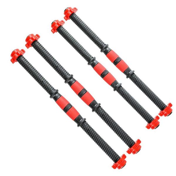 

dumbbell bar handle standard 19.68'' threaded arm strength training barbell built extension rod extender & spin lock set