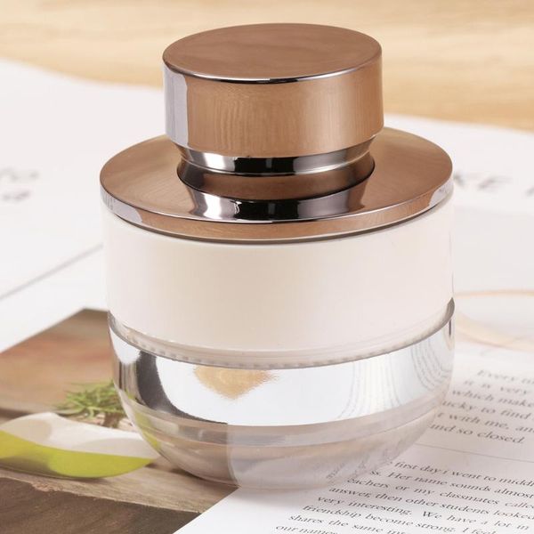 

storage bottles & jars 15g empty loose powder box simple makeup container refillable cosmetic case with puff for travel trip