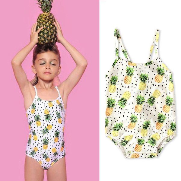 

baby cute one-piece bathing suit with fruit pattern and milk silk, Black