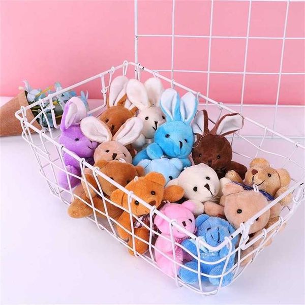 

10cm stuffed plush easter rabbit bunny dolls bow bear doll kids toddler baby toy cute bag key ring hanging pendant boys girls easter gift pa, Blue