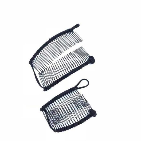 

electric hair brushes lazy banana hairpin comb flexible clip vintage ponytail holder accessories