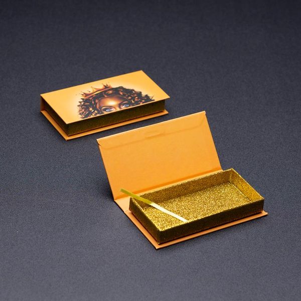 

false eyelashes private label eyelash box packaging empty for