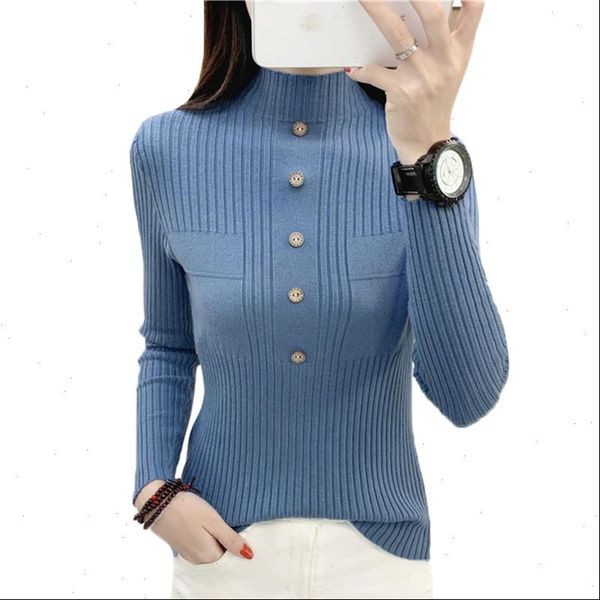 

sweater women fashion 2021 autumn winter thick sweater women knitted ribbed pullover sweater long sleeve turtleneck slim jumper, White;black