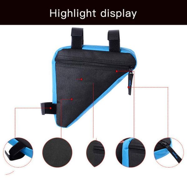 

tools 16 in 1 repair tool bicycle front frame triangle bag cycling beam package bike tube pouch holder saddle panniers toolkit