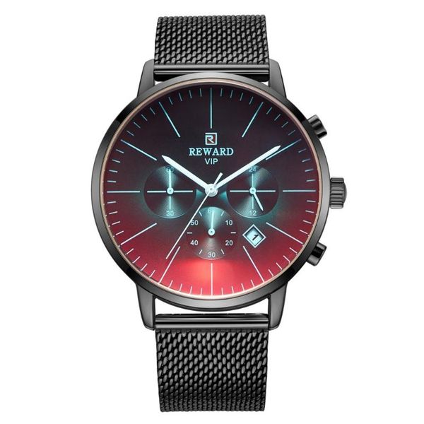 

wristwatches 2021 mens watches big dial military quartz watch leather waterproof sport chronograph men #5, Slivery;brown