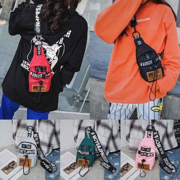 

waist bags women fashion letter bag wallet chest shoulder messenger handbag crossbody purse canvas pocket travel backpack