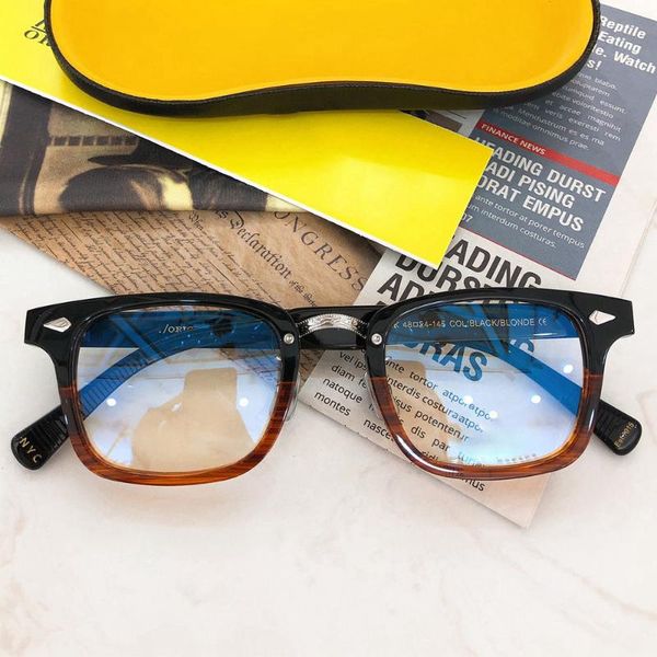 

fashion sunglasses frames square retro eyeglasses frame for male and female vintage acetate, Black